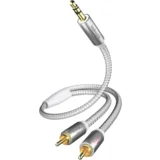 in-akustik Premium Audio Cable 3,5 mm Jack Plug - Cinch 5,0 m