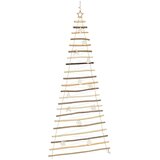  Božićno drvce s 130 LED svjetlima Prirodna 210 cm Masivni jasen | shoptok.hr