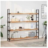 vidaXL Viseča polica 160x20x4 cm oljni premaz trden akacijev les | Shoptok.si