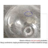 Toolight Stropna viseća svjetiljka staklena kugla 15cm APP1681-1CP | shoptok.hr