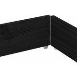  Vrtna sadilica crna 150x100 cm od masivne borovine | shoptok.hr