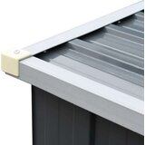  Lopa za drva pocinkano jeklo 330x84x152 cm sive barve, (20722783) | Shoptok.si