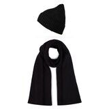 Vuch Set pletene kape i &amp;scaron;ala Rowdy Set Black Slike
