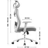 Ergonomska uredska stolica Manager 2.6 siva | shoptok.hr
