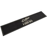 vidaXL Kuhinjski tepih perivi s natpisom Coffee 60x300 cm baršunasti | shoptok.hr
