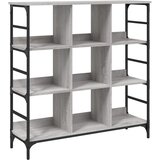  Komoda siva boja hrasta 102x32x103,5 cm od konstruiranog drva | shoptok.hr