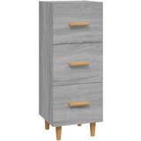  Komoda siva sonoma 34,5x34x90 cm inženirski les, (20654006) | Shoptok.si