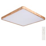 Brilagi LED prigušiva svetiljka WOODLINE SQUARE LED/180W/230V hrast 100x100 cm + daljinski upravljač | Eponuda.com