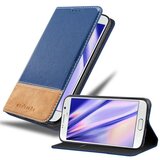 Cadorabo Case, združljiv s Samsungom v temno modro rjavi barvi - zaščitni pokrov z magnetnim zapiranjem, stoječo funkcijo in režo za kartico, (20591314) | Shoptok.si