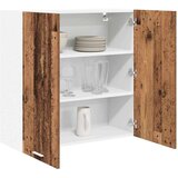 vidaXL Viseča omarica Riga Star les 80 x 31 x 80 cm Konstruiran les | Shoptok.si