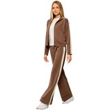 Guess Spodnji deli trenirke MEROPE WIDE LEG PANT V6YB04 K4279 Kostanjeva Cene