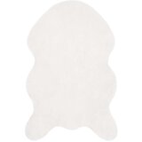  Faux Rabbit Fur Rug Olite Bijelo 50 x 80 cm Poliester | shoptok.hr
