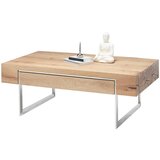 Valnatura klubska miza, 110/40/60 cm barve hrasta, barve nerjavečega jekla | Shoptok.si