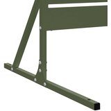  Zaslon za privatnost 100 x 50 x 180 cm Čelik Maslinastozelena | shoptok.hr