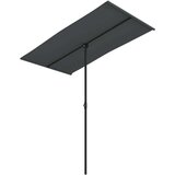  Vrtni suncobran s aluminijskom šipkom 180 x 110 cm antracit | shoptok.hr