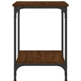  Stolić za kavu smeđa boja hrasta 40x40x55 cm konstruirano drvo | shoptok.hr