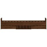  Okvir kreveta s uzglavljem i podnožjem boja hrasta 90x190 cm | shoptok.hr