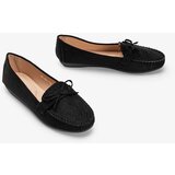 Gemre Black moccasins with an openwork pattern Maura | Shoptok.si