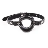 gag ball mouth shaped black