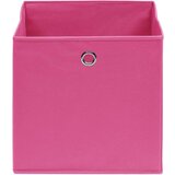 vidaXL škatle za shranjevanje 10 kosov roza 32x32x32 cm blago | Shoptok.si