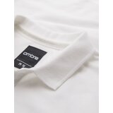 Ombre Polo shirt in cotton pique knit - ecru | shoptok.hr