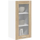Viseći ormarić s pohranom 2 pcs Sonoma hrast 40 x 31 x 80 cm | shoptok.hr