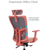 Hanah home Kancelarijska stolica Lumbar 126 Salmon | ePonuda.com