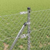  Stup za ogradu Srebrno 10 x 0,6 m (40 x 40 mm mreža) Čelik | shoptok.hr