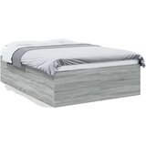  Posteljni okvir siva sonoma 140x190 cm inženirski les Cene