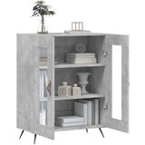  Komoda siva boja betona 69 5x34x90 cm od konstruiranog drva | shoptok.hr