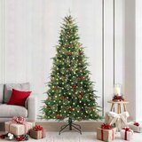  Umetno Zložljivo Božično Drevo Zelena 240 cm PE in PVC, (5000066194) | Shoptok.si