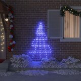 vidaXL LED božično drevesce med 112 LED Modra 511 cm Kovina | Shoptok.si