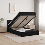  Krevet od pjene s madracem i LED-om Crna 120 x 200 cm Baršun | shoptok.hr