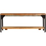  Stolić za kavu s policom od obnovljenog drva 100 x 60 x 35 cm | Eponuda.com
