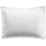 MATIVO saten jastučnica s ukrasnim rubom 60x80 cm - bijela, glat | shoptok.hr