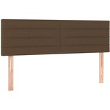  Box spring postelja z vzmetnico temno rjava 140x200 cm blago, (20899647) | Shoptok.si