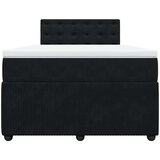  box spring s madracem crni 120 x 190 cm baršunasti | shoptok.hr