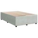 Box spring krevet s madracem svjetlosivi 120x200 cm baršunasti | shoptok.hr