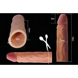 Lovetoy Pleasure X Tender Penis Sleeve LV1053 Add 2" Flesh | shoptok.hr