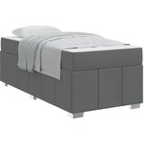  Krevetna konstrukcija Tamno siva 120 x 190 cm tkanina | shoptok.hr