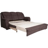Welnova 3-SED, temno rjava tekstil | Shoptok.si