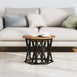  Bocni stol 2 pcs obnovljeno drvo Inženjerska drva i čelik | Eponuda.com