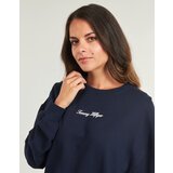 Tommy Hilfiger CLASSIC SCRIPT TERRY SWEATSHIRT Tamno plava | shoptok.hr