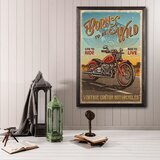 Wallity slika born to be wild, 50 x 70 cm Cene