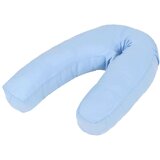vidaXL Nosečniški vzglavnik J-oblike 54x(36-43) cm moder, (21229523) Cene