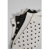 Urban Classics Accessoires No Show Socks Dots 5-Pack White/Black | Shoptok.si