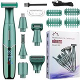 INF 5-v-1 Ženski prirezovalnik dlak: Natančno in nežno urejanje Green, (22149051) | Shoptok.si