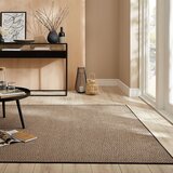 Flair Rugs Črna/v naravni barvi preproga iz jute 120x170 cm Diamond – | Shoptok.si