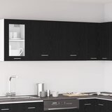 Viseći ormarić s policom Lyon 2 pcs Crni hrast 50 x 31 x 60 cm | Eponuda.ba