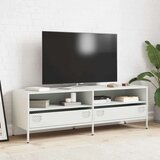 vidaXL TV omarica bela 135x39x43,5 cm hladno valjano jeklo | Shoptok.si